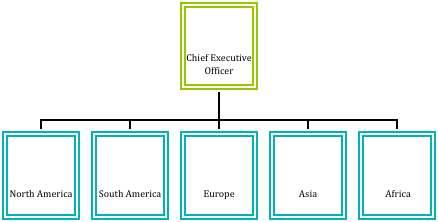 Chief executive officer overseeing North America, South America, Europe, Asia, and Africa.