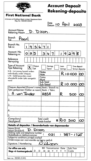 Activity 2 To Be Able To Use A Deposit Slip As A Source Document Jobilize